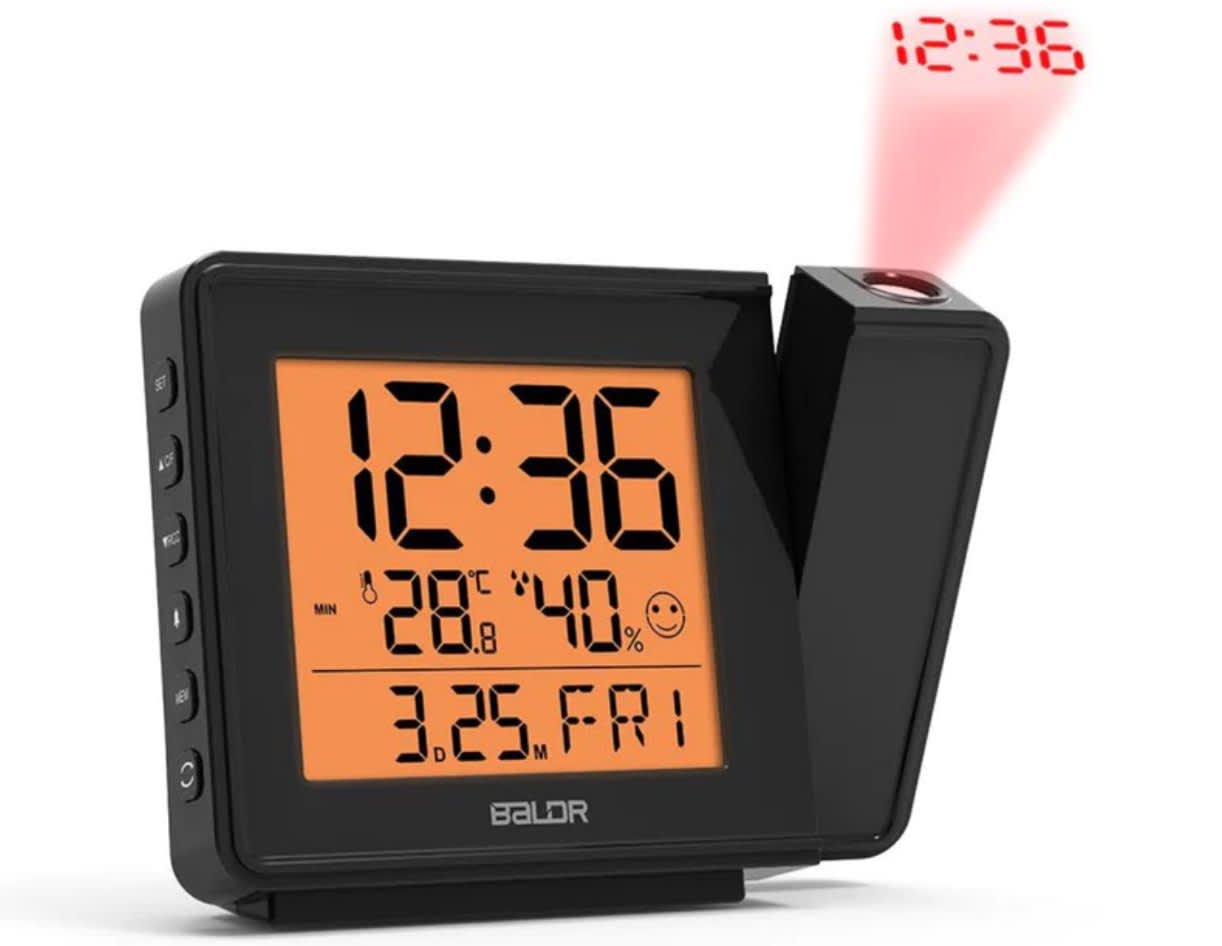 The Best Alarm Clocks of 2026 - Brookstone BALDR Projection Alarm Clock image 1