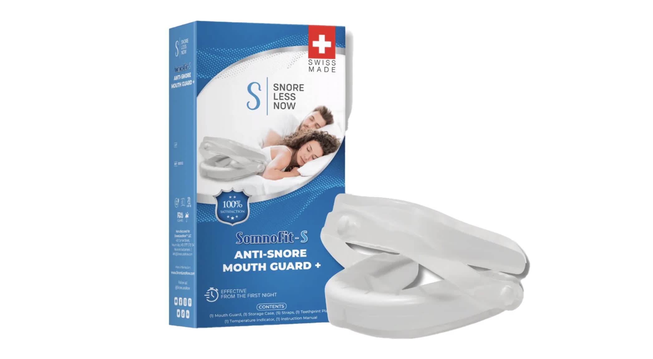 Best Anti-Snoring Mouthpieces and Mouthguards of 2026 - Somnofit-S Anti-Snore Mouth Guard+ image 1