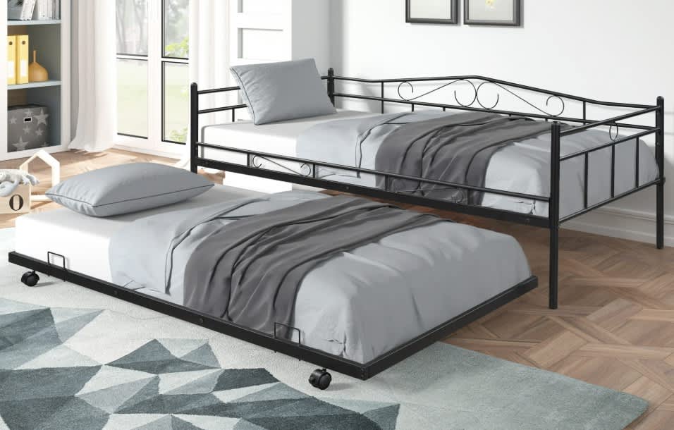 Best Trundle Beds of 2026 - Enyopro Premium Metal Daybed image 1