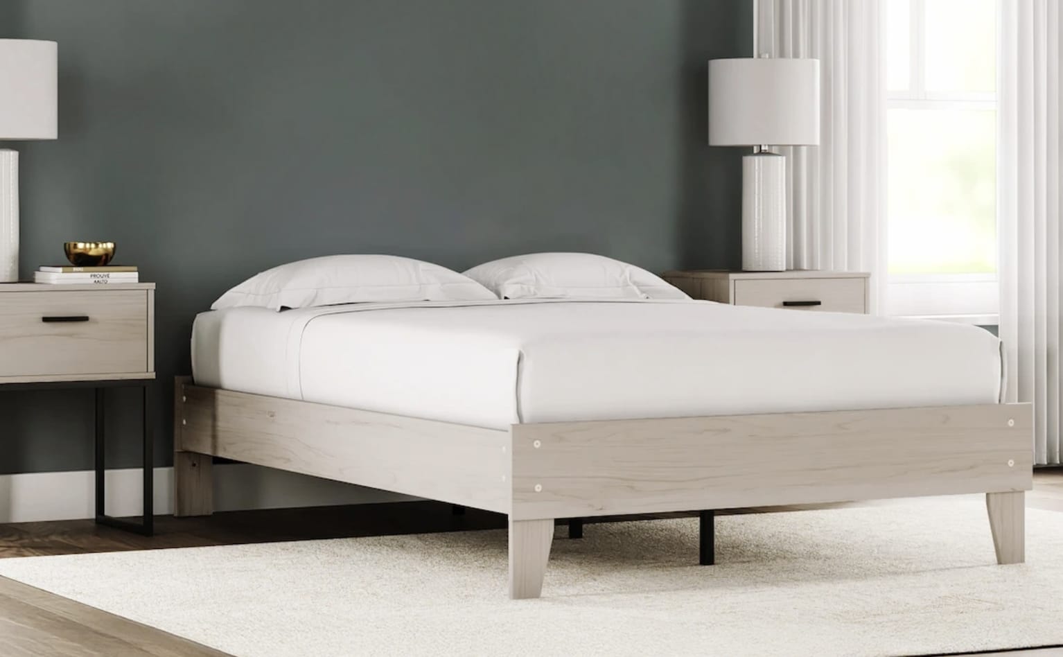Best Wooden Bed Frame of 2026 - Nectar Socalle Platform Bed Frame image 1