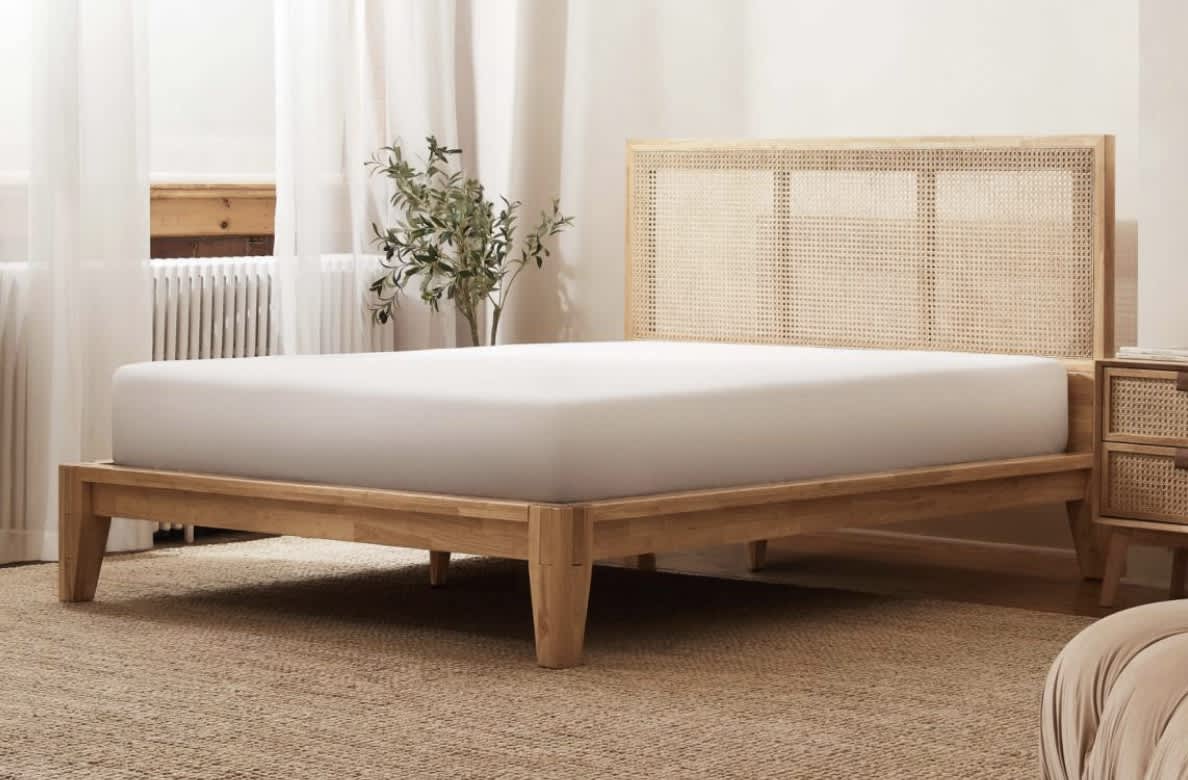 Best King Size Bed Frame of 2026 - Silk & Snow Wooden Bed Frame image 1