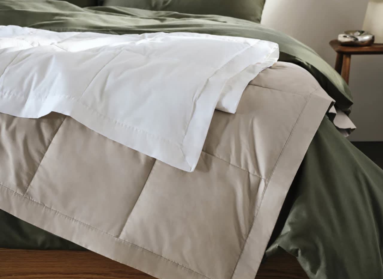 Best Blankets for Winter of 2026 - Brooklinen Featherweight Down Blanket image 1
