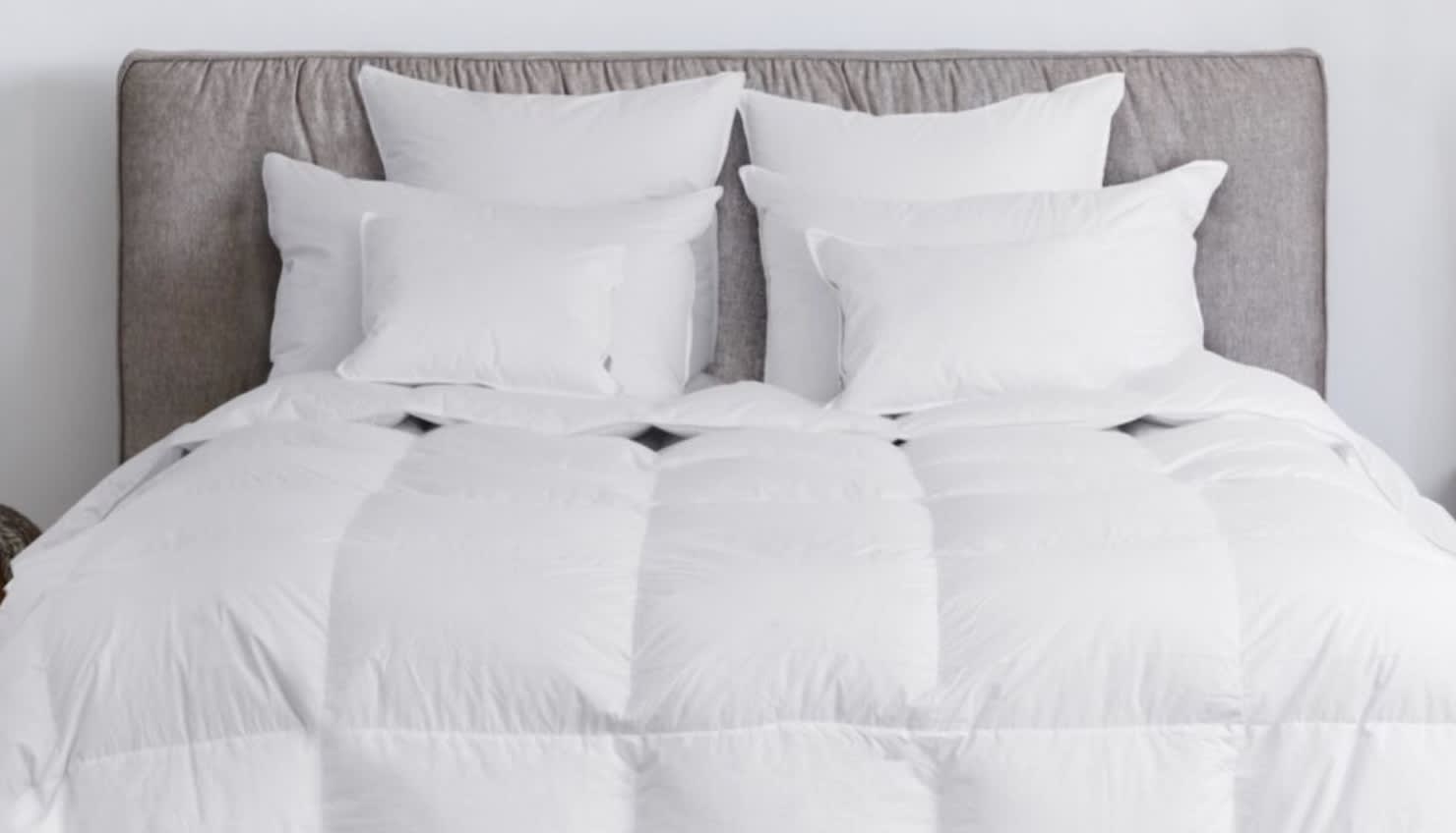 Best Down Comforters of 2026 - Downright Mackenza White Down Comforter image 1