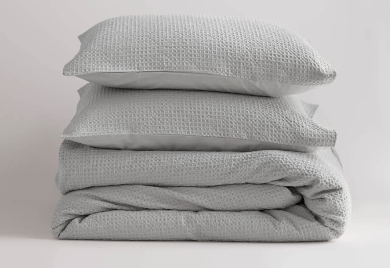 Best Duvet Covers of 2026 - Quince Organic Waffle Duvet Cover image 1