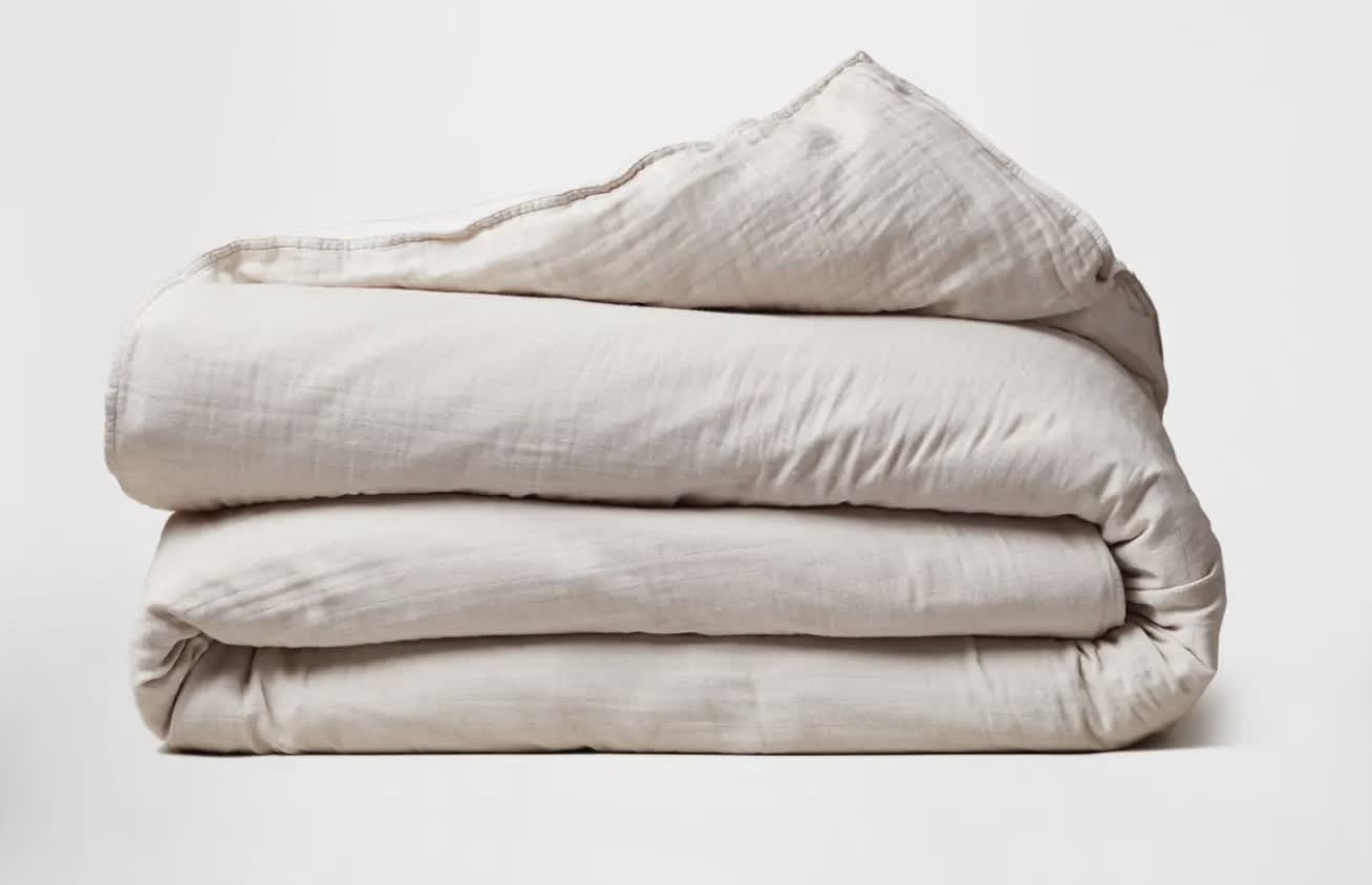 Best Duvet Covers of 2026 - Silk & Snow Muslin Duvet Cover image 1