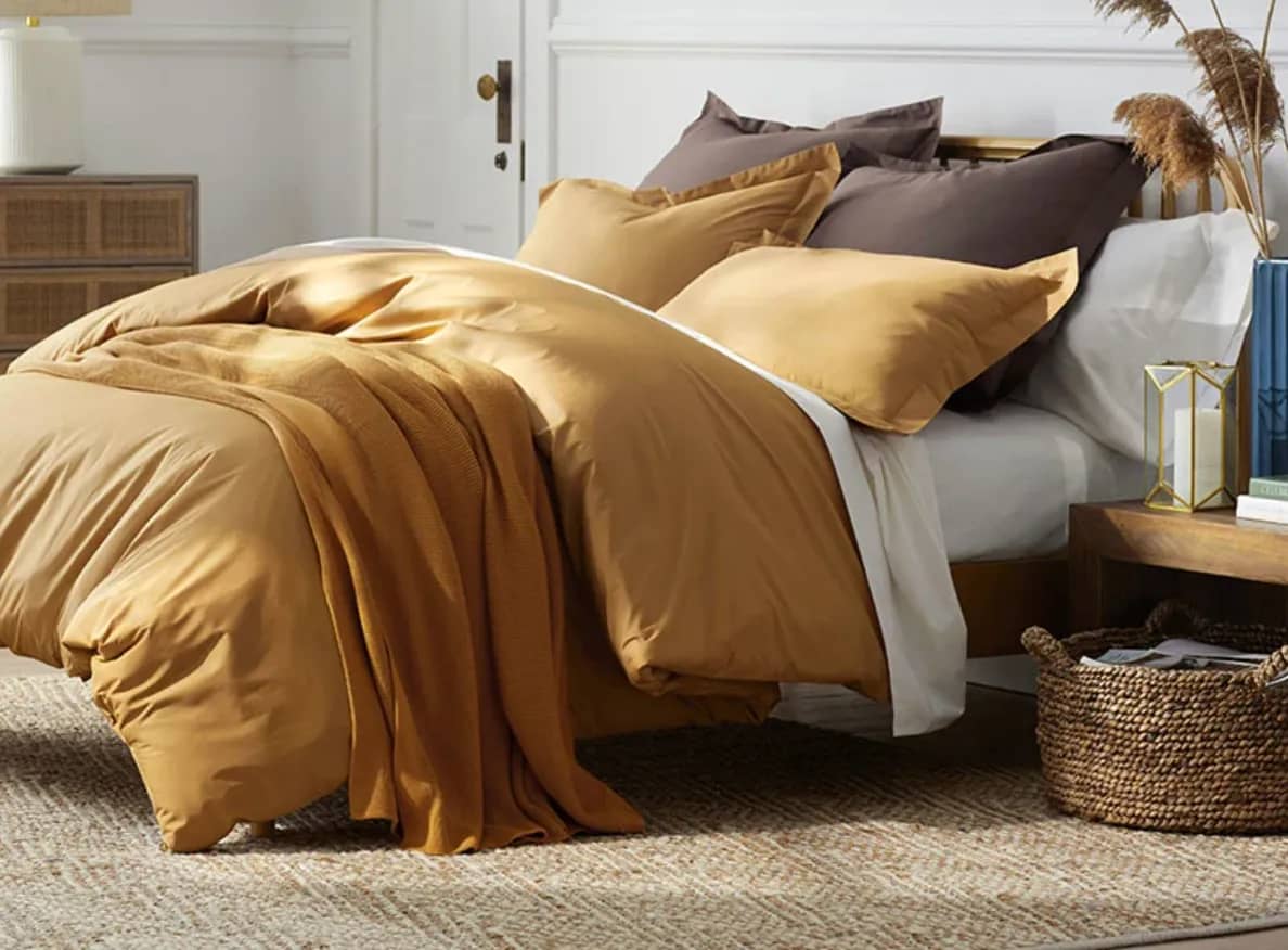 Best Duvet Covers of 2026 - The Company Store Classic Cool Cotton Percale Duvet Cover image 1