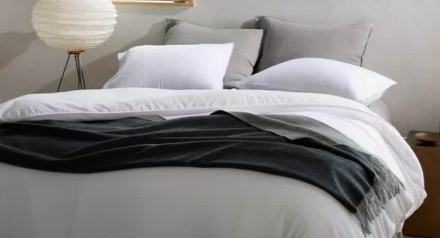 Best Wool Blanket of 2026 - Brooklinen Two-Toned Lambswool Throw Blanket image 1