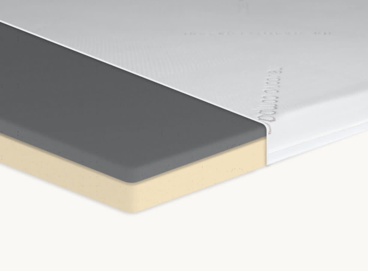 Best Mattress Toppers for Hip Pain of 2026 - Saatva Graphite Memory Foam Mattress Topper image 1