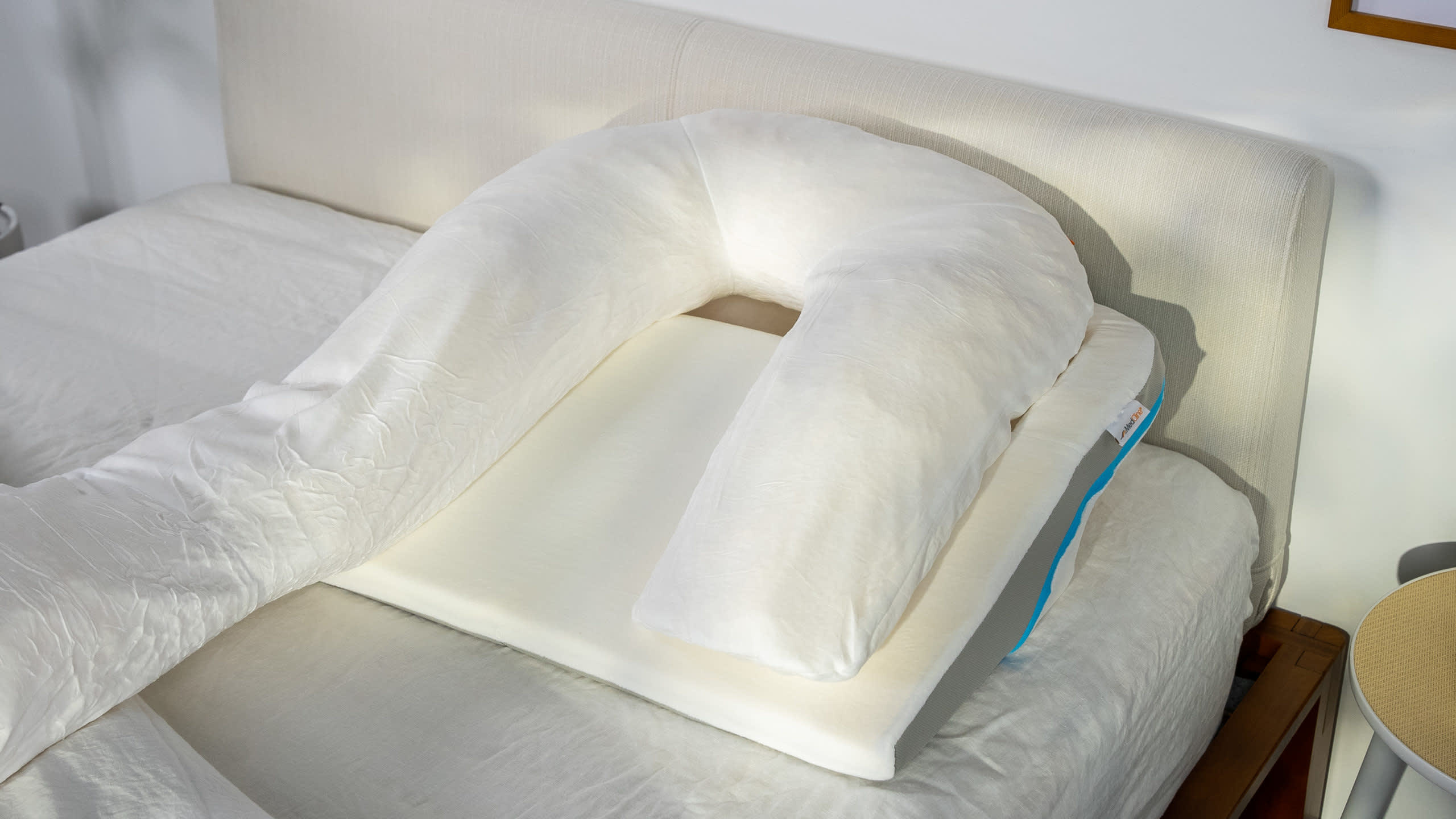 Best Pregnancy Pillows of 2026 - MedCline Acid Reflux Wedge & Body Pillow System image 1