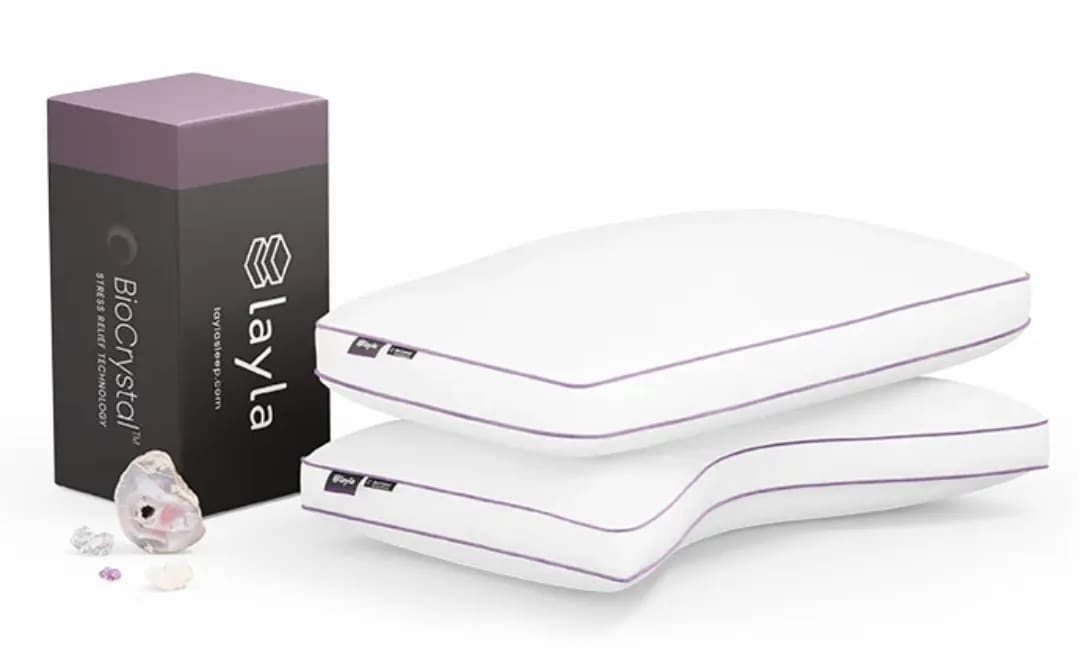 Best Cooling Pillows of 2026 - Layla BioCrystal Pillow image 1