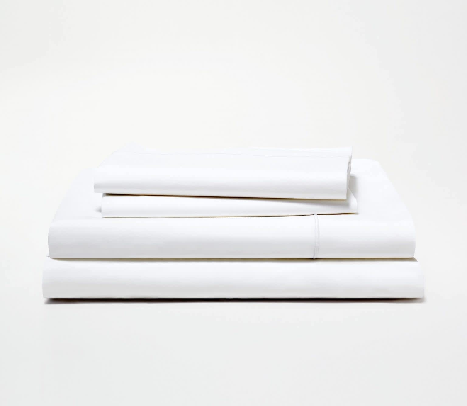 Best Percale Sheets of 2026 - Snowe Percale Sheet Set image 1