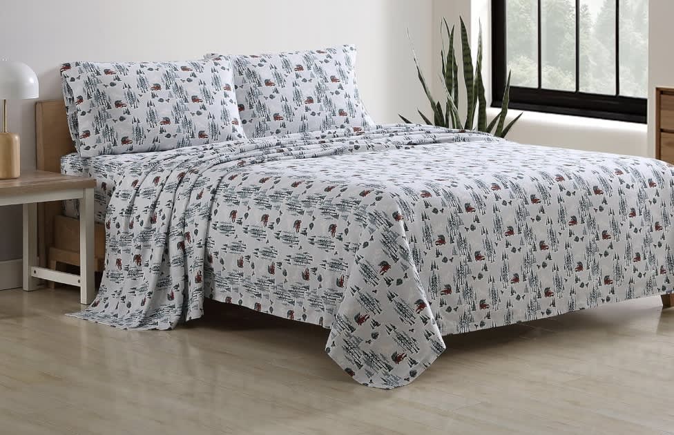 Best Flannel Sheets of 2026 - Eddie Bauer Cotton Flannel Sheet Set image 1