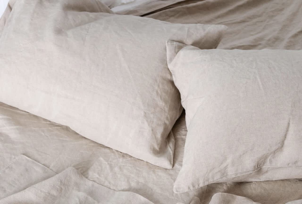 Best Pillowcases: From Silk to Sateen - Rough Linen Smooth Pillowcase image 1