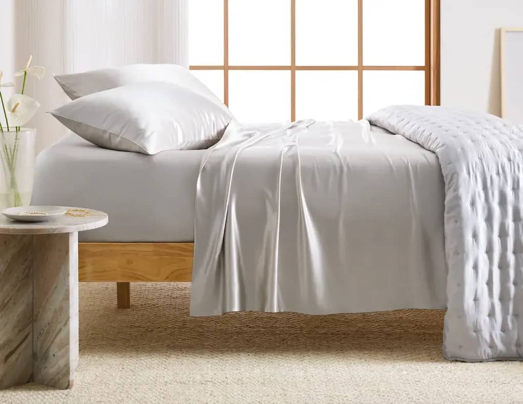 Best Silk Sheets of 2026 - Quince Mulberry Silk Sheet Set image 1