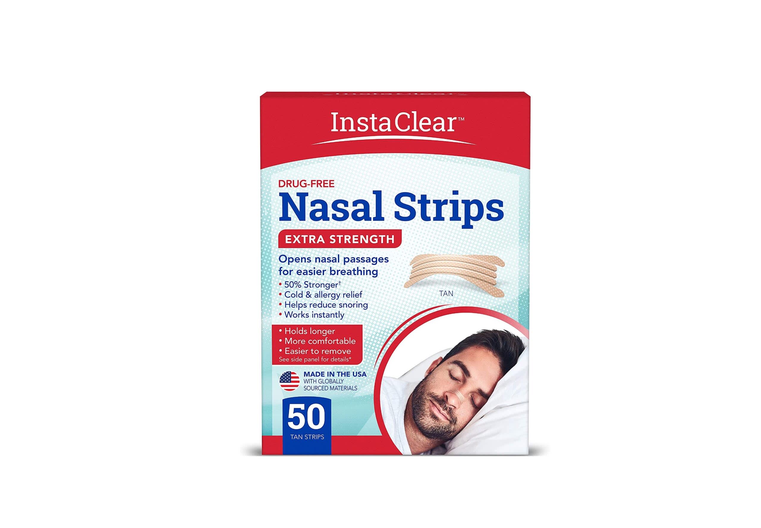 Best Nasal Strips for Snoring of 2026 - Instaclear Extra-Strength Nasal Strips image 1