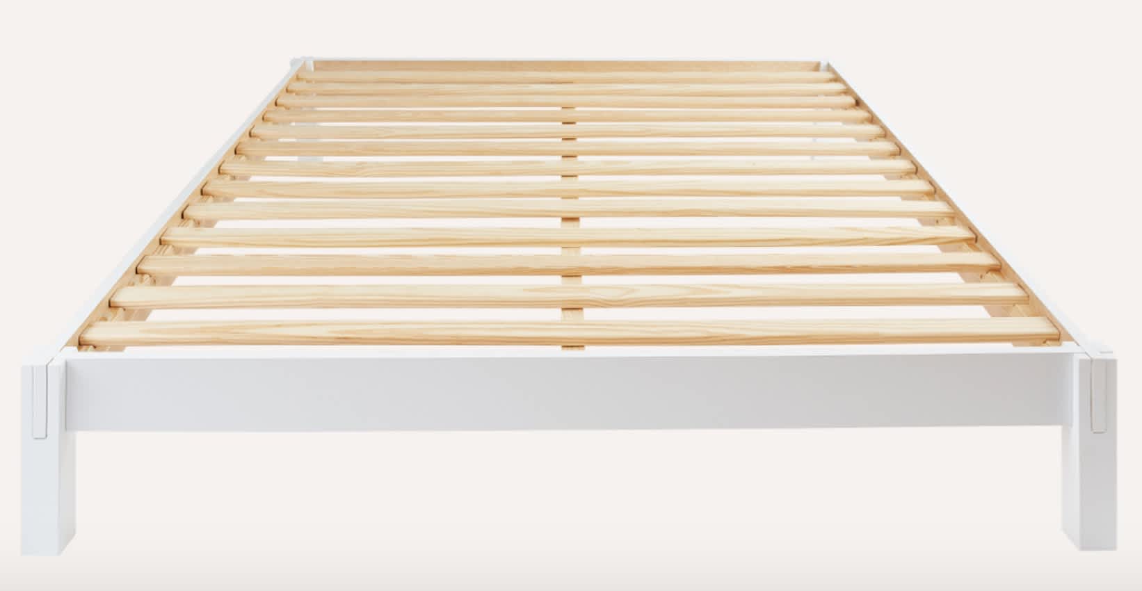 Best Wooden Bed Frame of 2026 - Birch Madison Bed Frame - White image 1