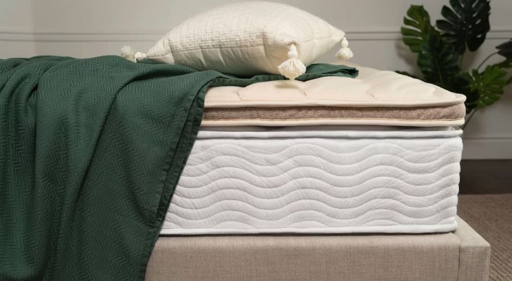 Best Organic Mattress Toppers of 2026 - Saatva Organic Quilted Mattress Topper image 1