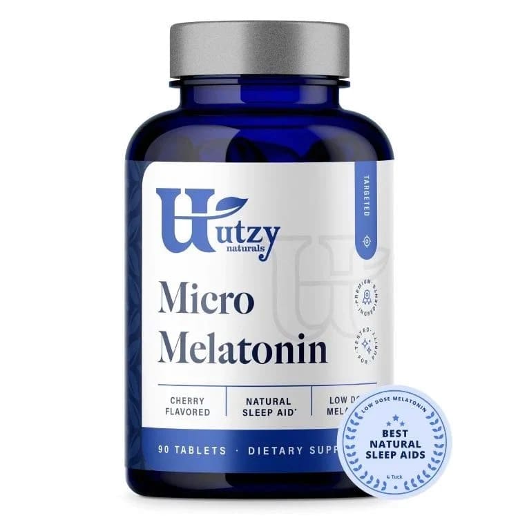 Best Melatonin Supplements of 2026 - Utzy Naturals Micro Melatonin image 1