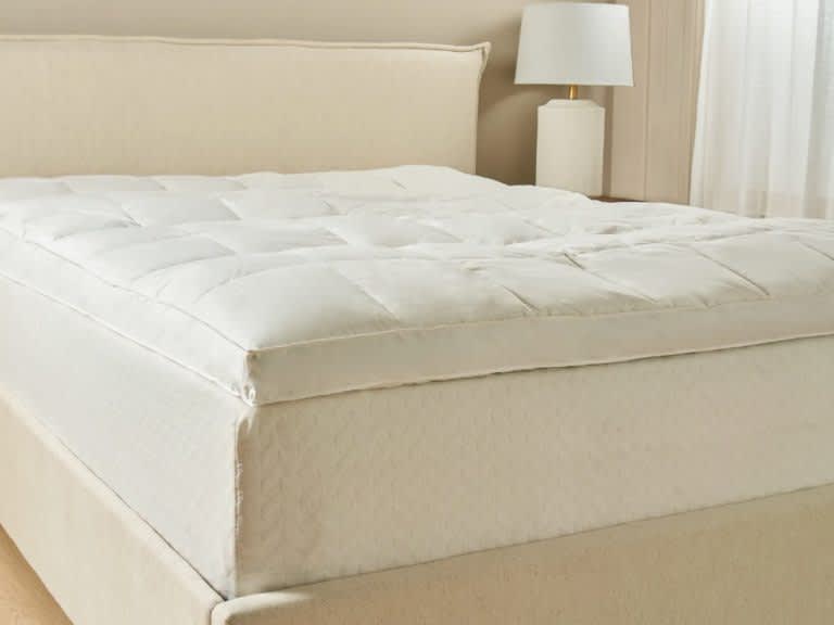 Best Feather Mattress Toppers - Best Overall - Quince Luxe Downtop Featherbed Mattress Topper