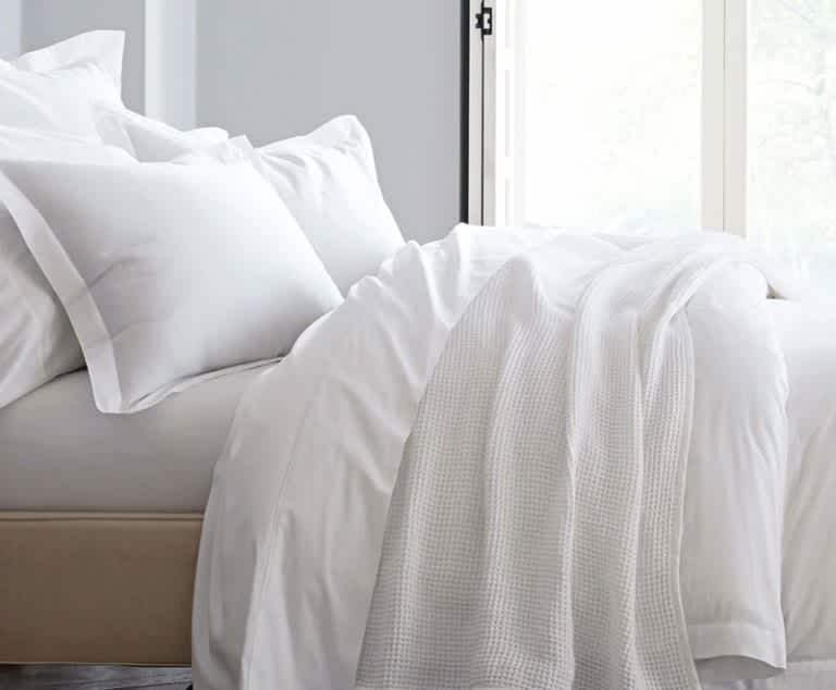 Best Summer Blankets - Best Airflow - Boll & Branch Waffle Bed Blanket