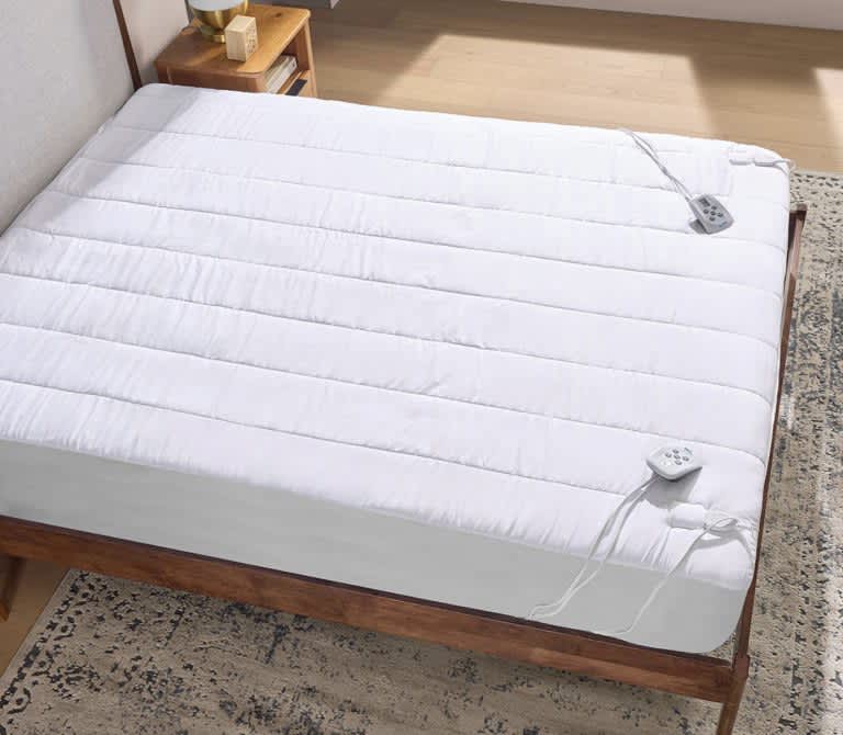 Best Heated Mattress Pads of 2026 - Best Overall - Sharper Image Dual Zone Heated Mattress Pad