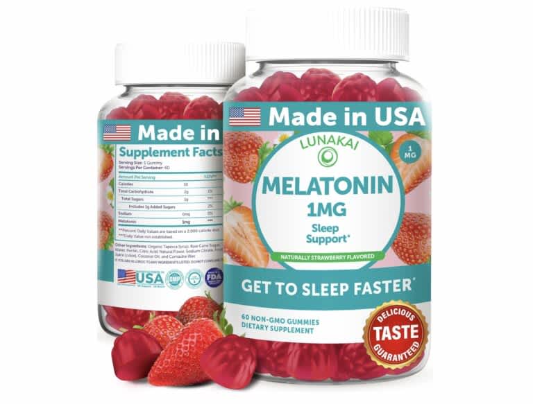 Best Melatonin Gummies - Best Value - Lunakai Low Dose Melatonin Gummies