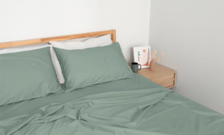 Best Percale Sheets - Best Cooling - Homebird Percale Fitted Sheet Set
