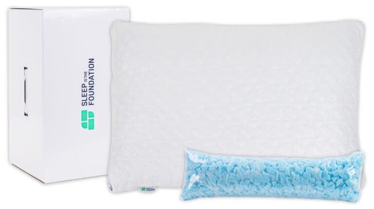 Best Pillows for Sleep Apnea - Best for Neck Pain - Sleep Is the Foundation Shredded Memory Foam Pillow
