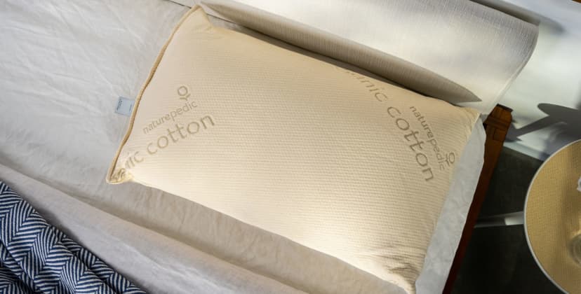 Best Organic Pillows - Best for Side Sleepers - Naturepedic Organic Solid Latex Pillow