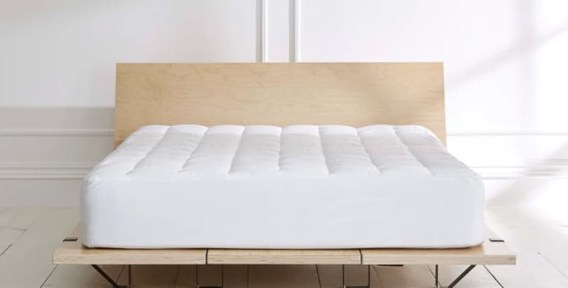 Product page photo of the Brooklinen Down Alternative Mattress Topper
