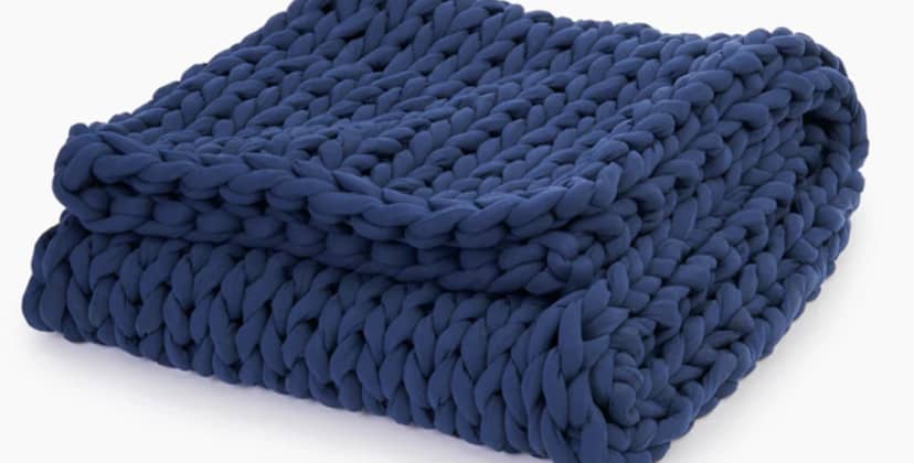 Best Weighted Blankets of 2024 - Best Overall - Bearaby Cotton Weighted Blanket