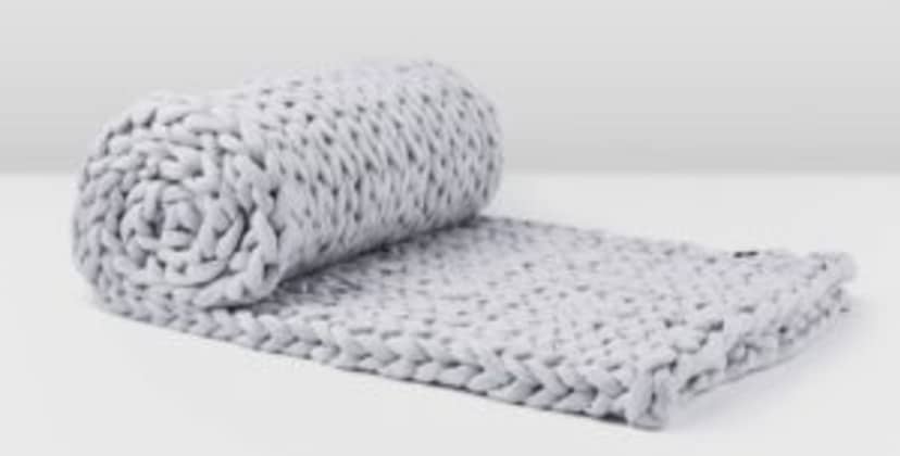 Silk & Snow Knit Weighted Blanket