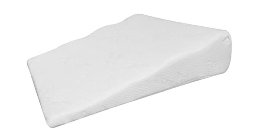 Wedge Pillow - 8 inch Bed Wedge Pillow - 24 inch Wide Incline Support Cushion for Lower Back Pain, Pregnancy, Acid Reflux, Gerd, Heartburn