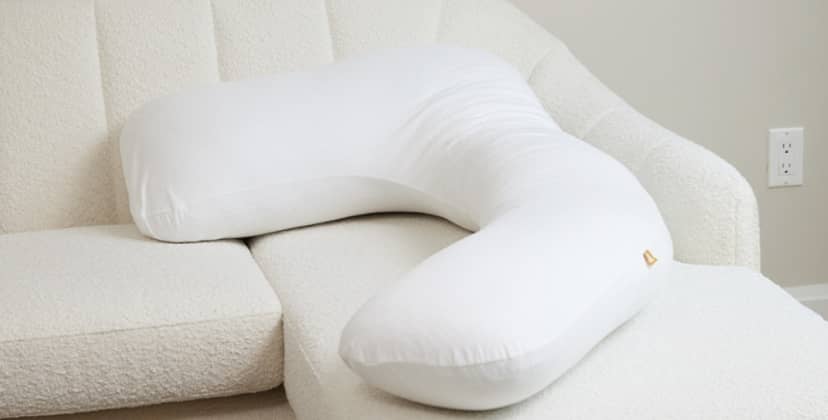 Product page photo of the Eli & Elm Ultra Comfort Memory Foam Body Pillow