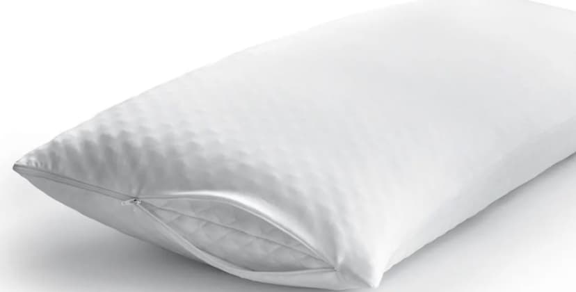 DMI Body Pillow, Side Sleeper Pillow and Pregnancy Pillow with Contoured  Support to Eliminate Neck, Back, Hip, Joint Pain and Sciatica Relief with  Removable Washable Cover, Firm, U Shape Neck Pillow Half