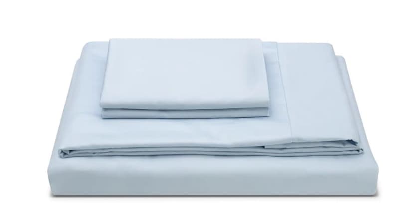 Product page image of the Molecule Percale Sheets