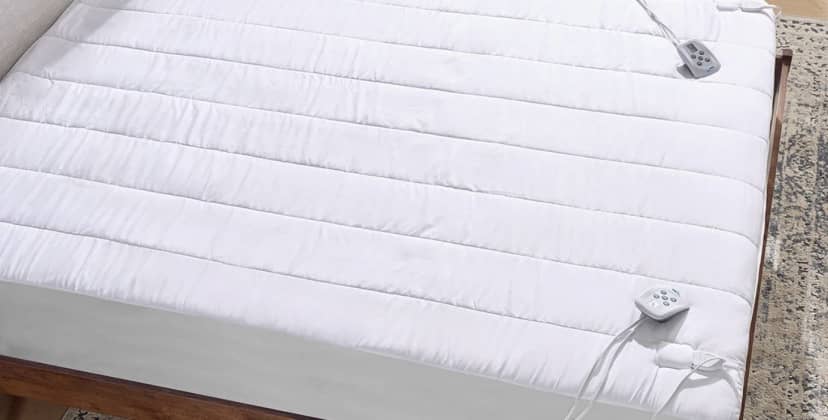 Best Heated Mattress Pads of 2026 - Best Overall - Sharper Image Dual Zone Heated Mattress Pad