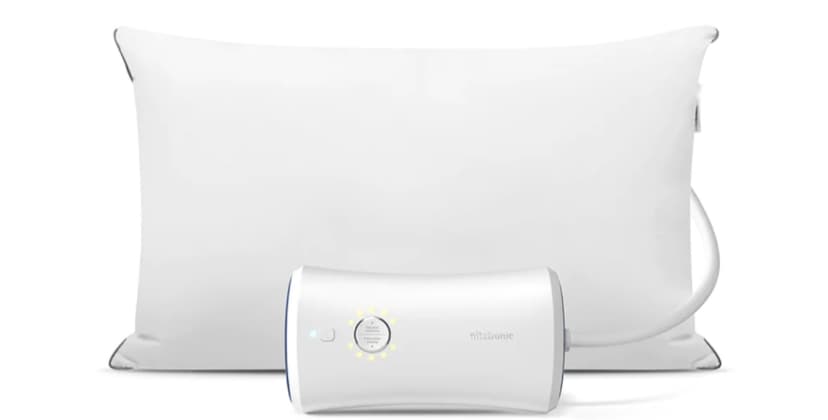 Product page photo of the Nitetronic Z6 Smart Anti-Snoring Pillow