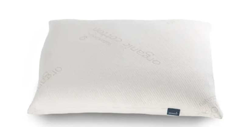 Product page photo of the Naturepedic Organic Cotton/PLA Kids Pillow