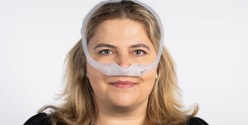 SleepFoundation.org photo of the Philips Respironics DreamWear Nasal Mask