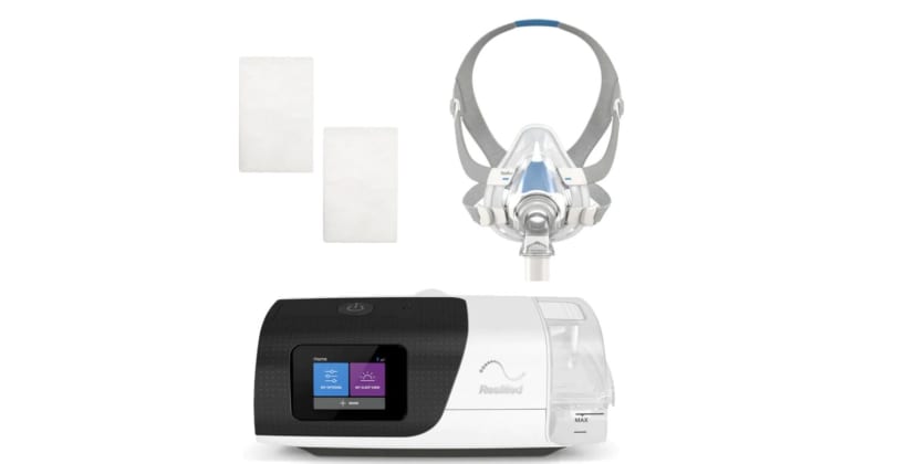 Sleep Doctor image of the ResMed AirSense 11 Basics Bundle with Full Face Mask