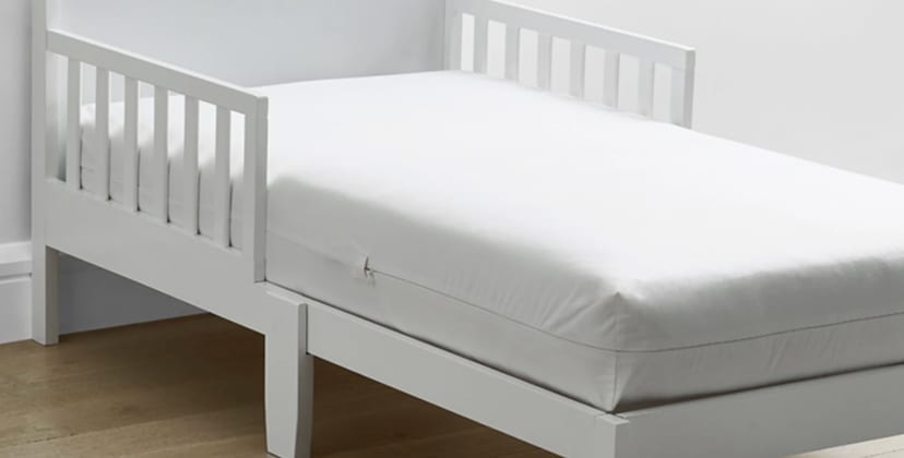 Product page photo of the The Company Store Waterproof Crib Mattress Protector