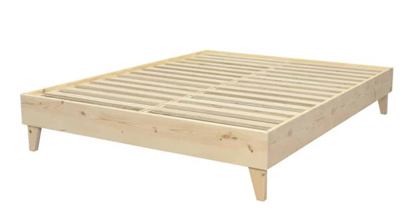 product image of the emma rustic wooden bed