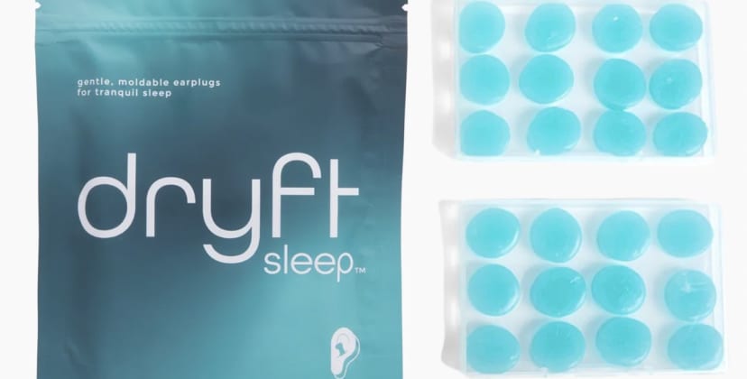 Product page photo of the Dryft Sleep Earplugs