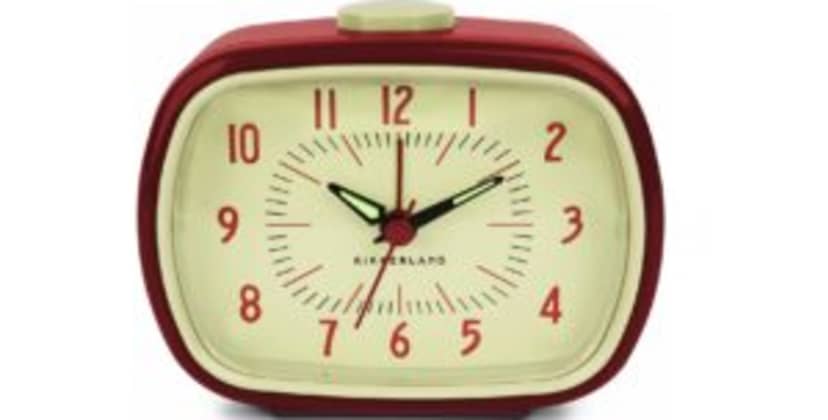 Kikkerland Vintage Bedside Alarm Clock