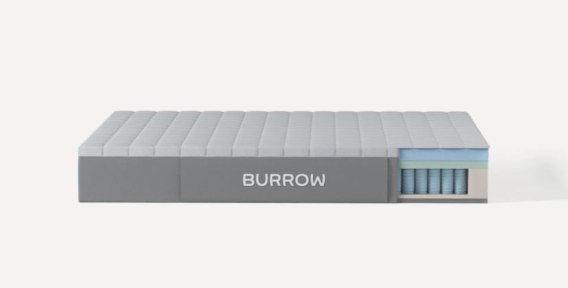 product image of the Lyric Hybrid mattress by Burrow