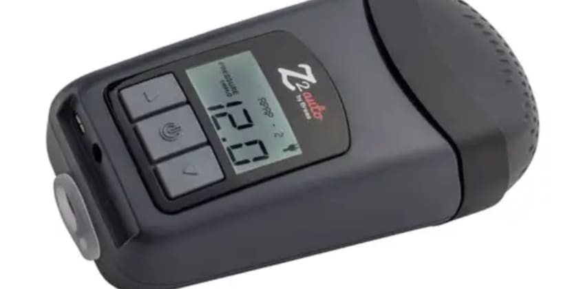 A picture of the Z2 Auto Travel CPAP machine