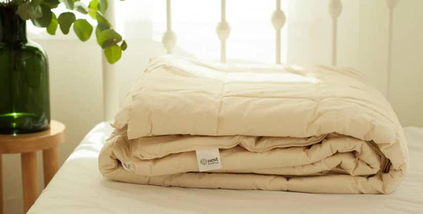 product image of the Nest Washable Wool Comforter