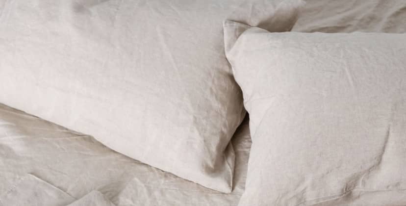 Product page photo of the Rough Linen Smooth Pillowcase