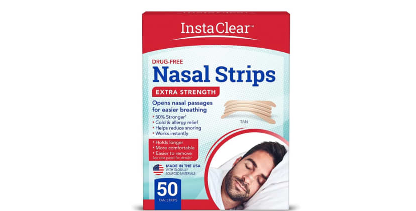 product image of the InstaClear Extra-Strength Nasal Strips